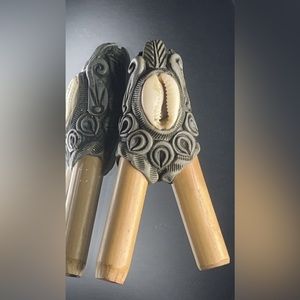 kuripe Cowrie Shell-Reiki Infused,Shamanic Tools, Snuff, Self Applicator